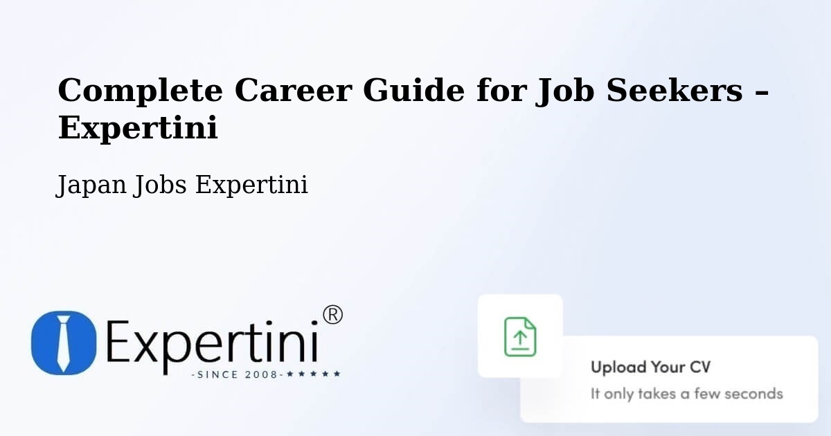 Career Guide for Job Seekers – Kanazawa - Kanazawa, Japan Jobs Expertini